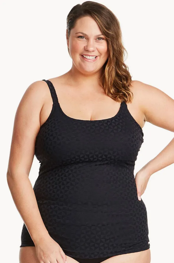 Aztec Jacquard Scoop Neck Tankini Separate
