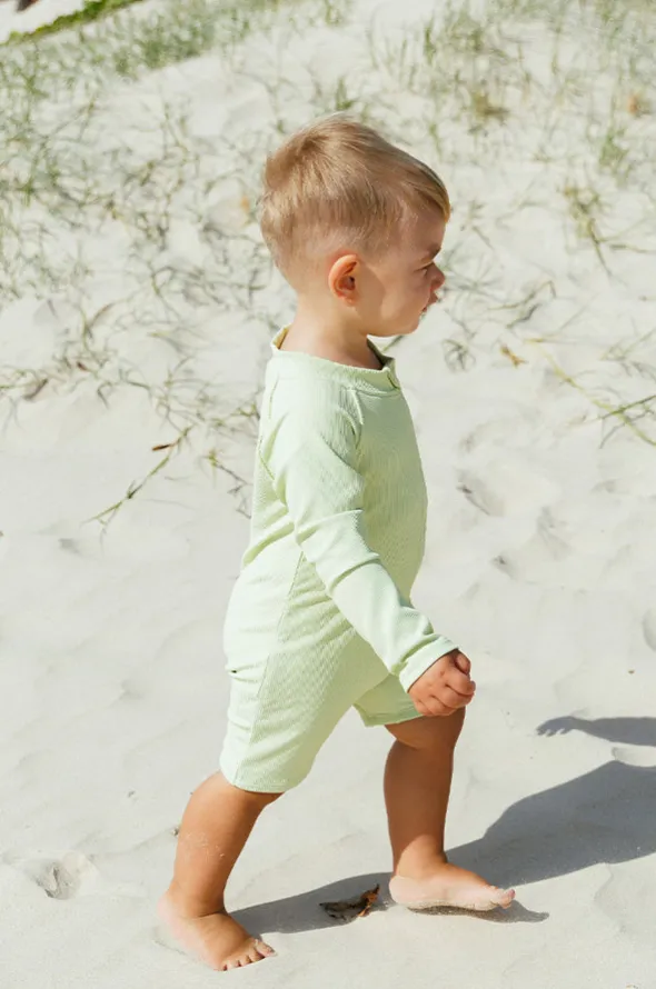 Baby Boys Zip Boyleg Sunsuit