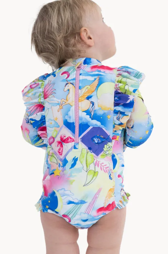 Baby Girls Surrealism Sunsuit