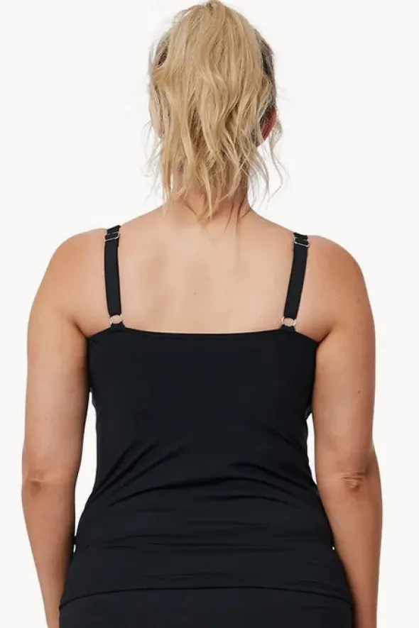 Basix DD/E Cup Ruched Tankini Separate