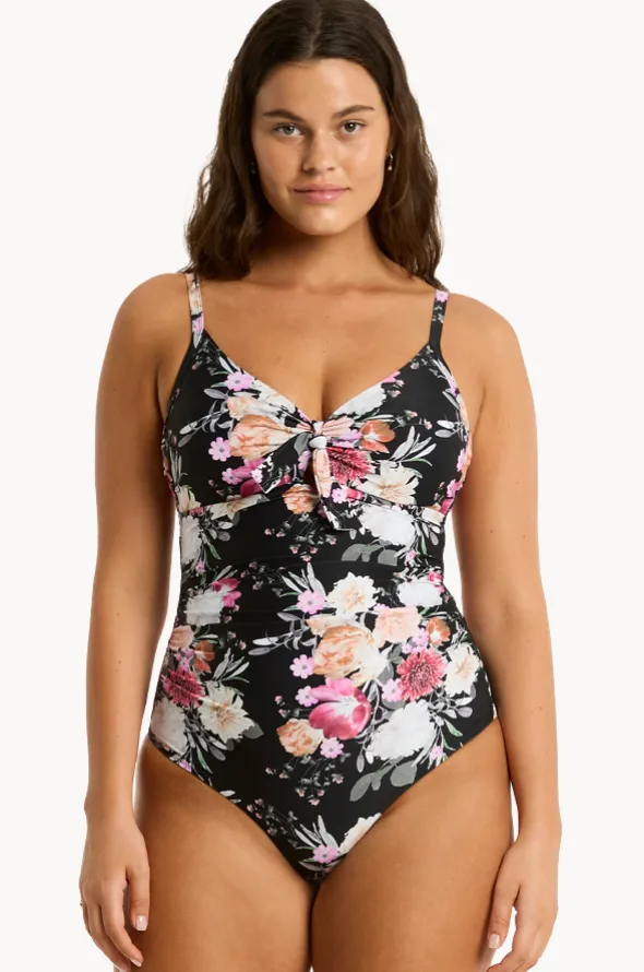 Belle DD/E Cup Tie Front One Piece