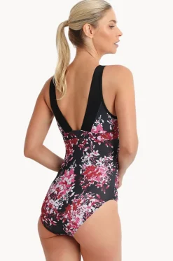 Blissful Ruched Scoop Neck One Piece