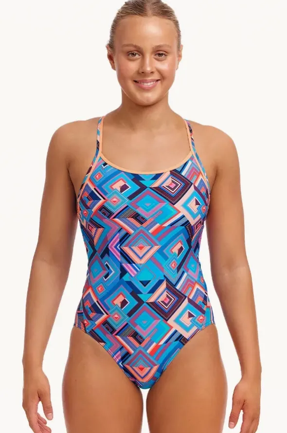 Boxed Up Diamond Back One Piece