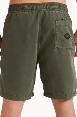 Boys All Day Overdye Layback Boardshort