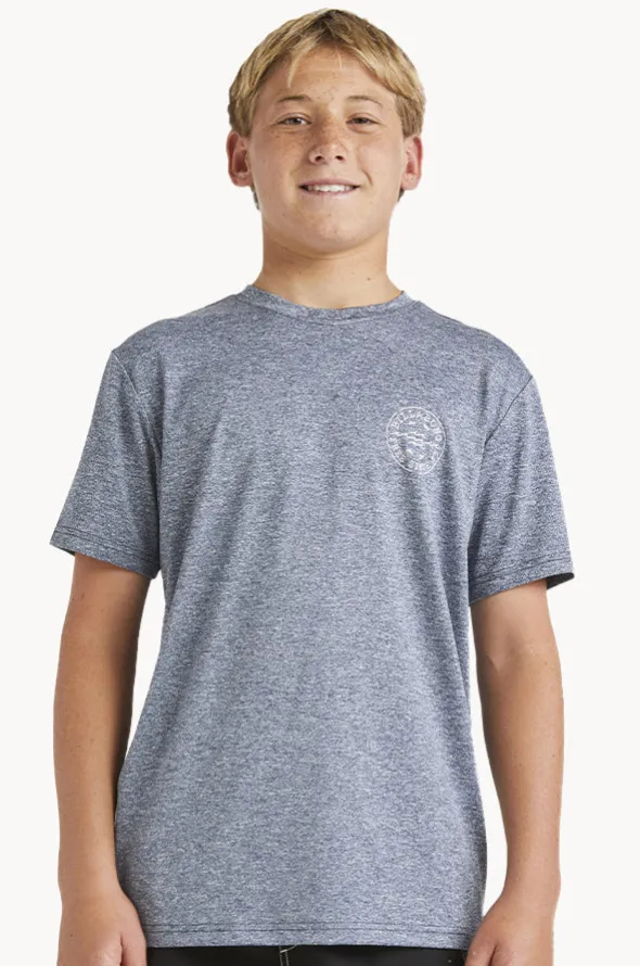 Boys Big Wave Daz Short Sleeve Suntop