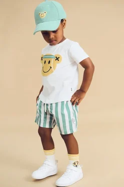 Boys Cabana Stripe Swim Short