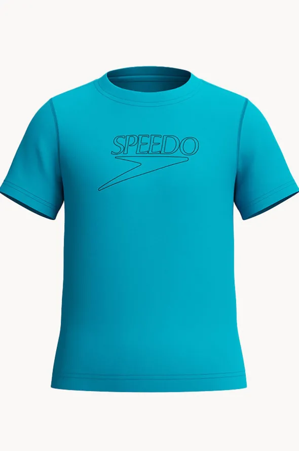 Boys Classic Logo Short Sleeve Suntop
