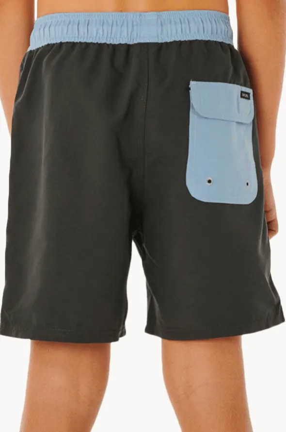 Boys Eternal Shred Block Volley Boardshort