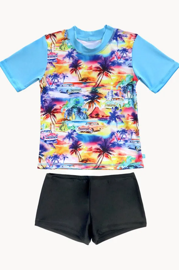 Boys Miami Beach Suntop Set