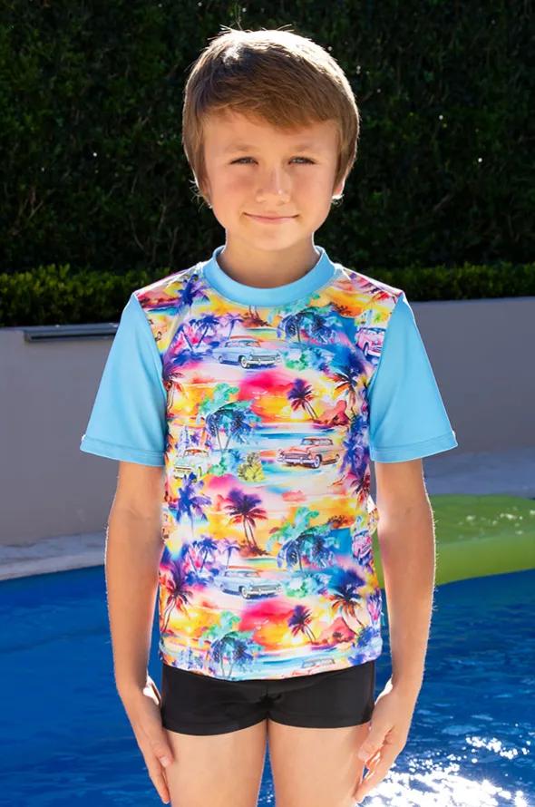 Boys Miami Beach Suntop Set