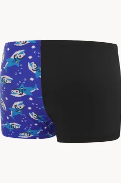 Boys Shark Digital Printed Aquashort