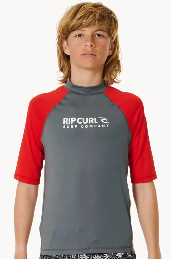 Boys Shock Short Sleeve Suntop