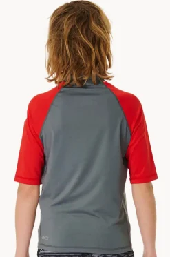 Boys Shock Short Sleeve Suntop