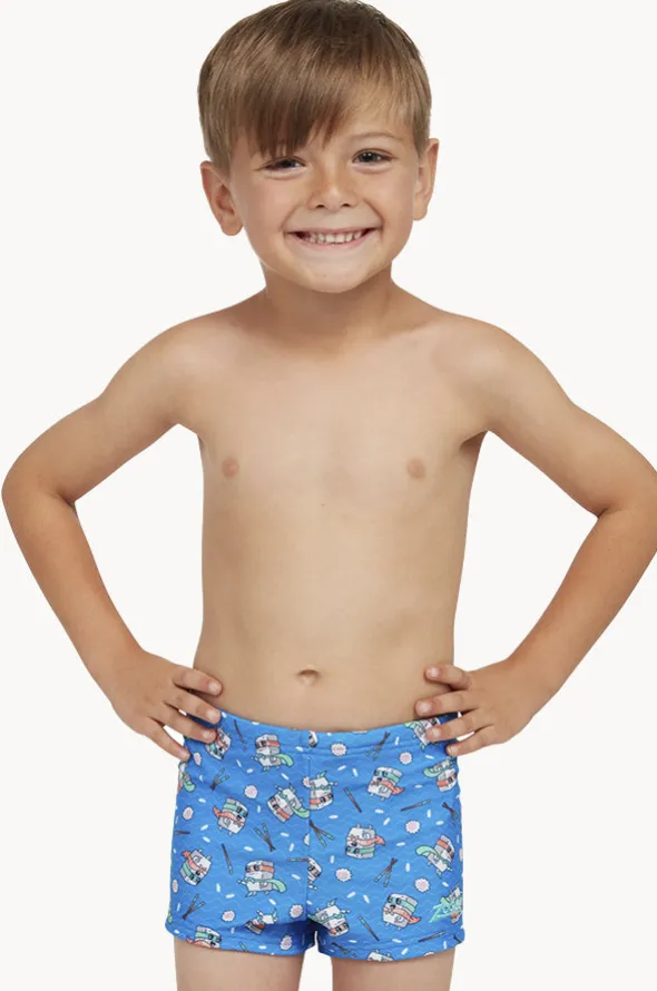 Boys Super Sushi Hip Racer Trunk