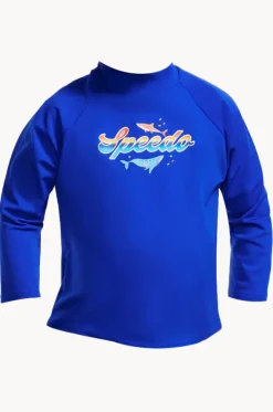 Boys Toddler Shark Long Sleeve Suntop