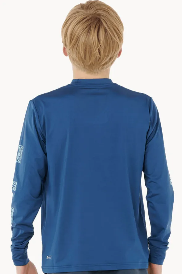 Boys Tropic Daze Long Sleeve Suntop