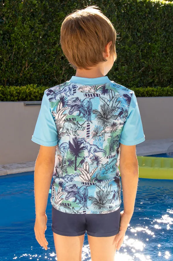 Boys Urban Jungle Short Sleeve Suntop Set