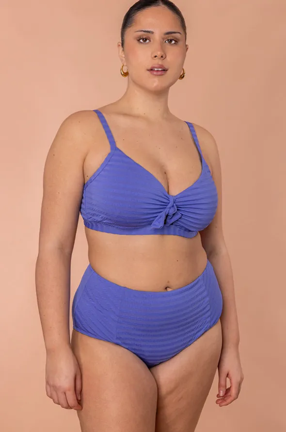 Capri Panelled High Waist Pant