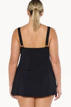 Carnival Wide Strap Swim Dress