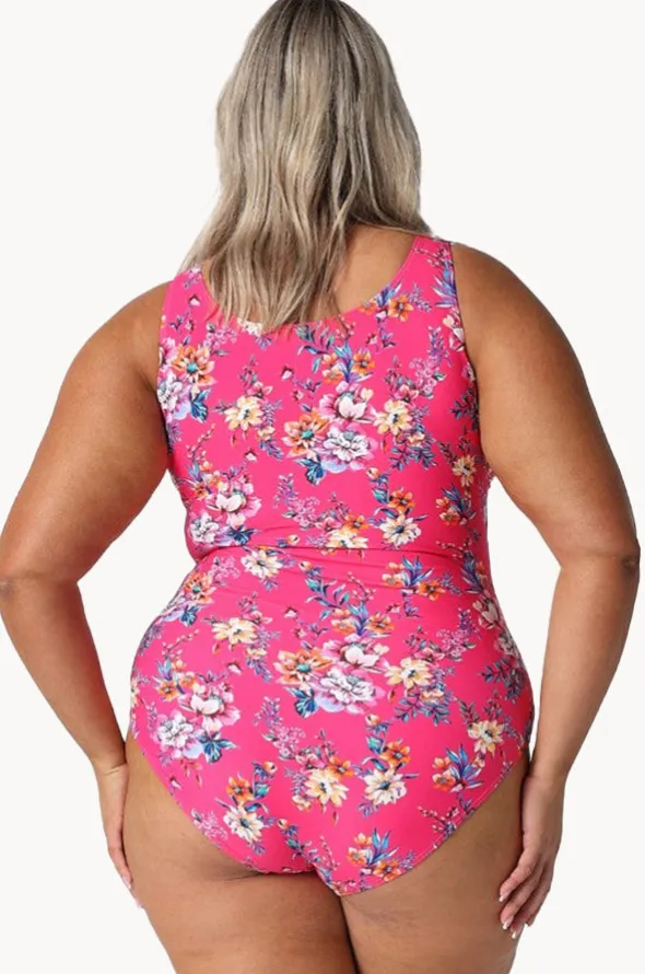 Castaway Zip High Neck One Piece