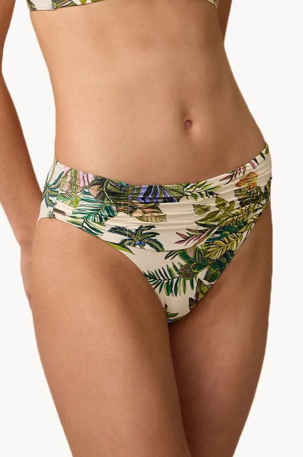 Catalina Mid Rise Ruched Pant