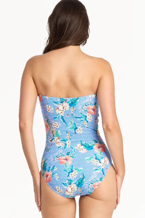 Chilio D/DD Cup Wrap Bandeau One Piece