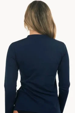Classic Zip Long Sleeve Suntop