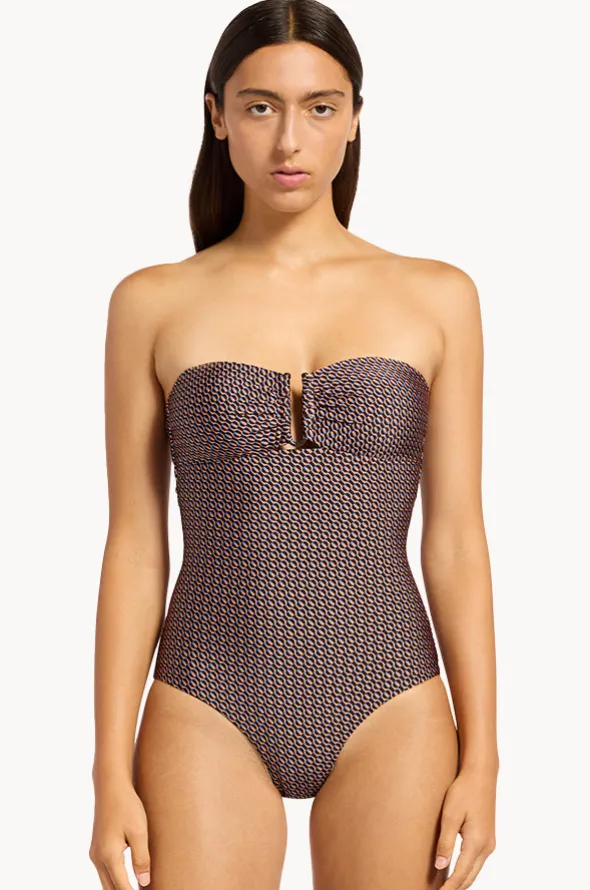 Desert Geo Bandeau One Piece