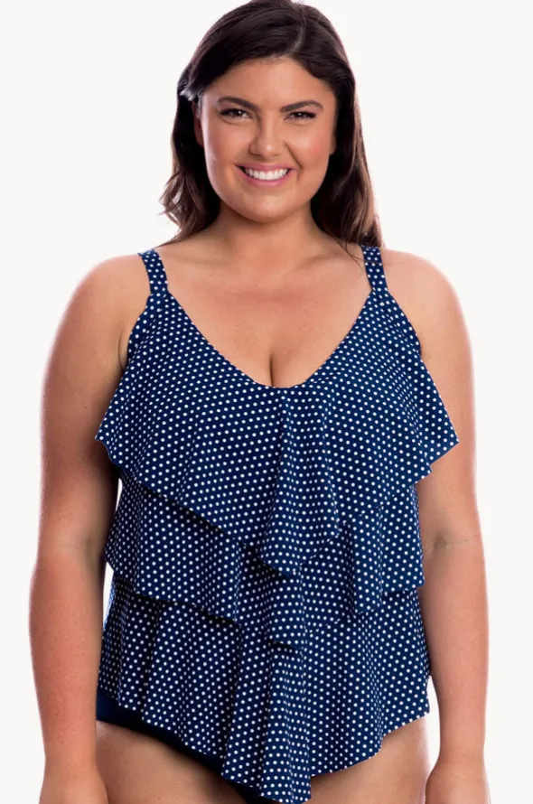 Dots Tiered Tankini Separate