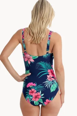 Eden East DD/E Cup Mesh Frill One Piece