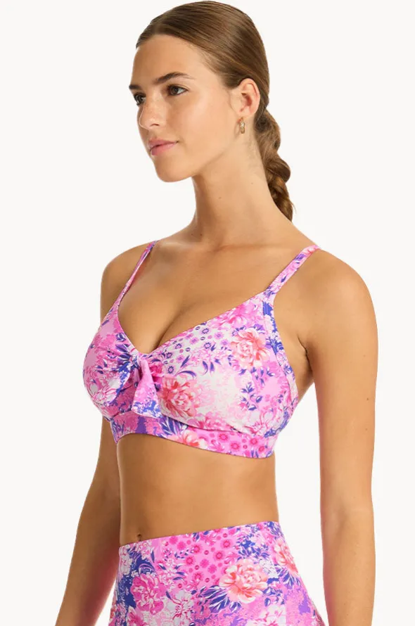Fiesta DD/E Cup Tie Front Bralette