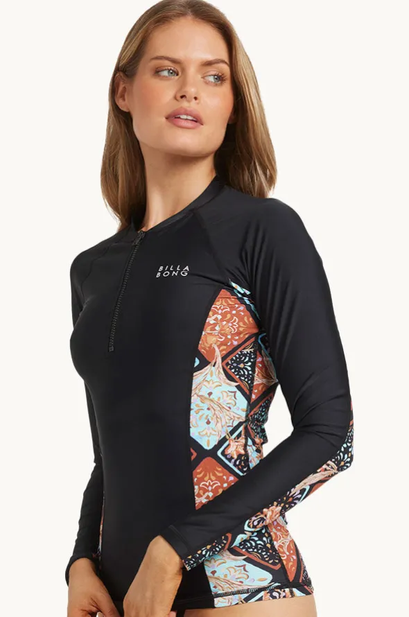 Forever Folk Reef Break Long Sleeve Suntop