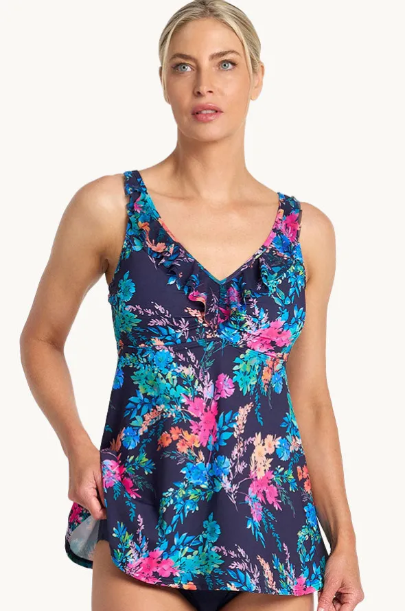 Fresia DD/E Cup Mesh Frill Tankini Separate