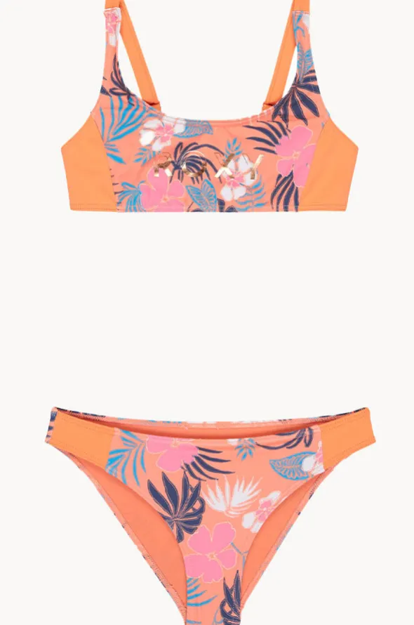 Girls Active Floral Bralette Set