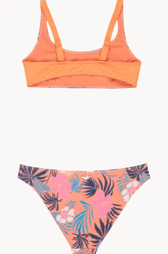 Girls Active Floral Bralette Set