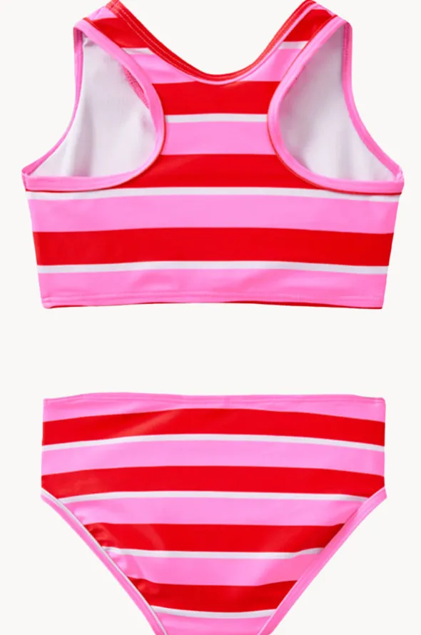 Girls Candy Stripe Crop Set