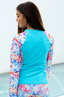 Girls Cosmik Crush Long Sleeve Suntop