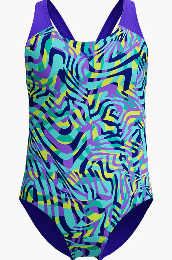 Girls Digital Allover Splashback One Piece