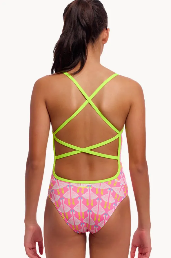 Girls Duck Duck Goose Strapped In One Piece