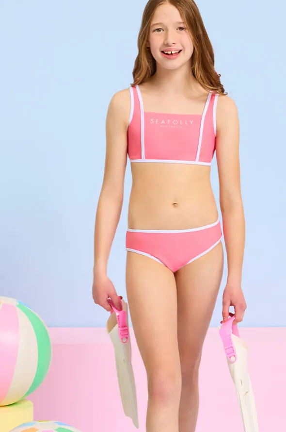 Girls Essentials Crop Set