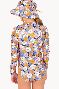 Girls Flower Power Sunsuit