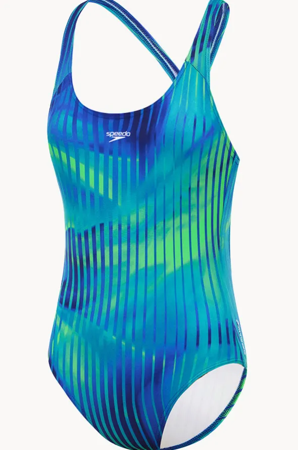 Girls Linear Lava Splashback One Piece