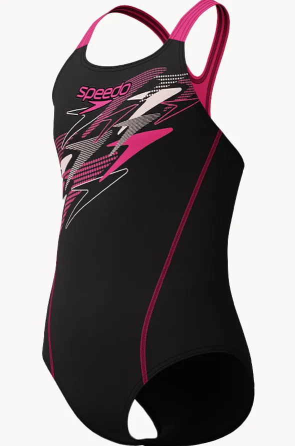 Girls Medley Logo Medalist One Piece