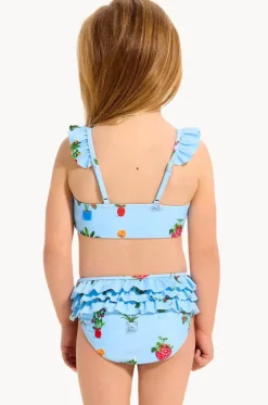 Girls Playa Bonita Frill Crop Set
