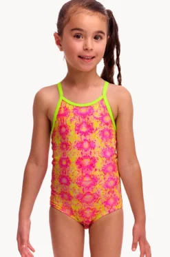 Girls Poison Pink One Piece