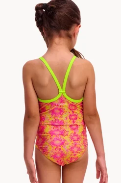 Girls Poison Pink One Piece