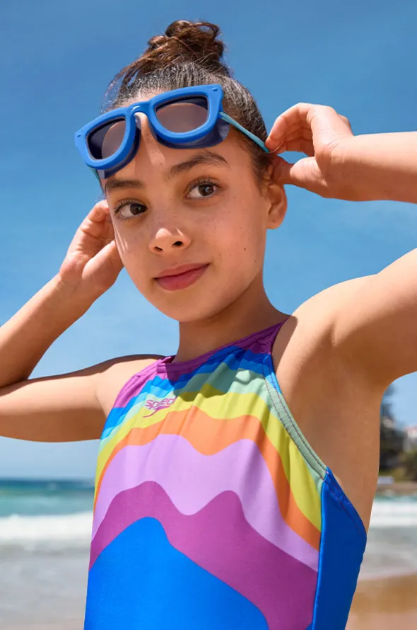 Girls Printed Pulseback One Piece