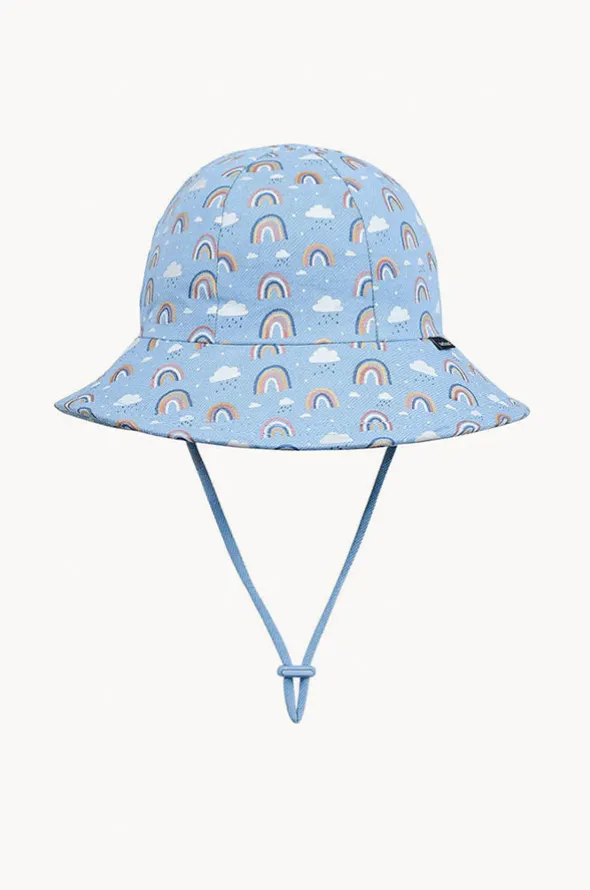 Girls Rainbow Ponytail Bucket Hat