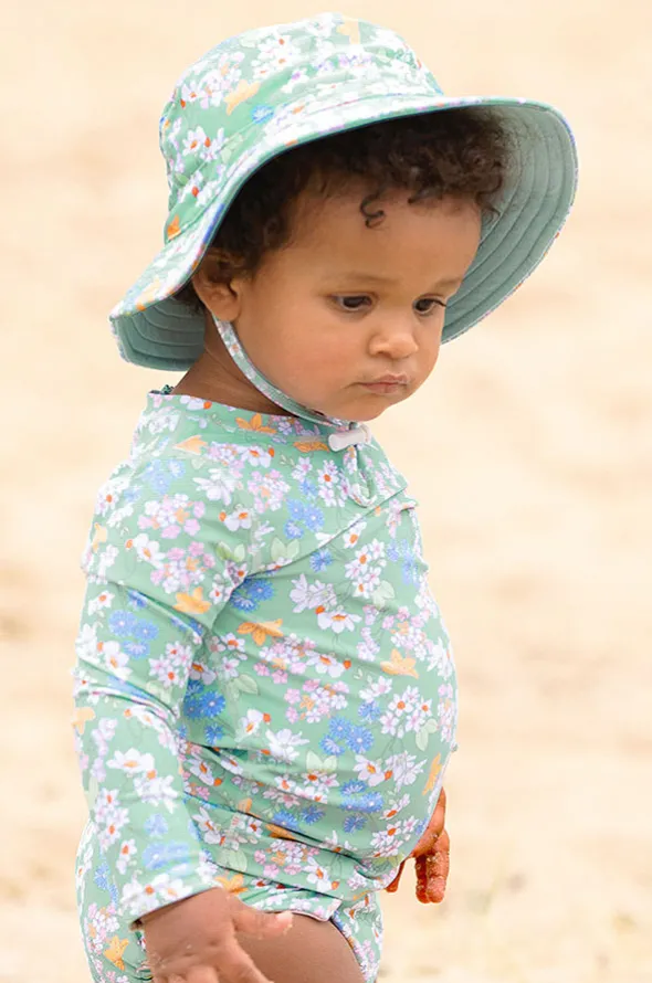 Girls Sea Blossom Swim Sunhat