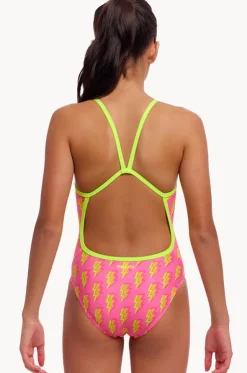 Girls Stunner Single Strap One Piece